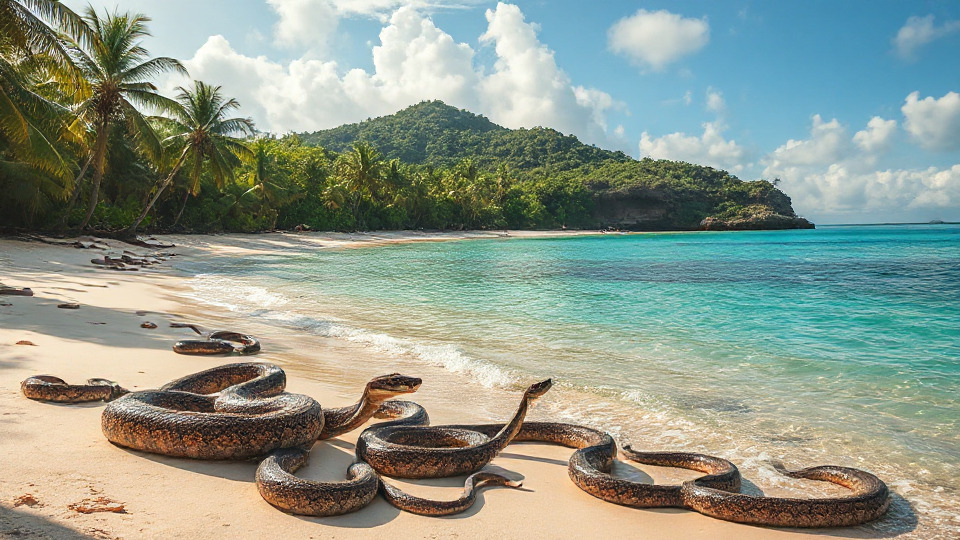Pythons on a tropical island